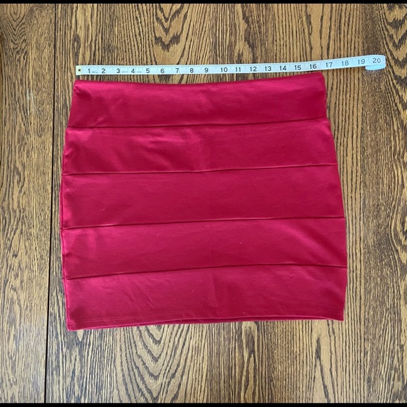 Nollie (PacSun) XL red bodycon skirt - Picture 5 of 9